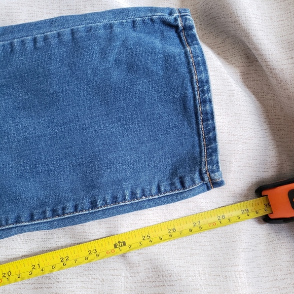 Garnet Hill Organic Cotton High Rise Straight leg Relaxed Jeans 32 Sustainable - Picture 8 of 16